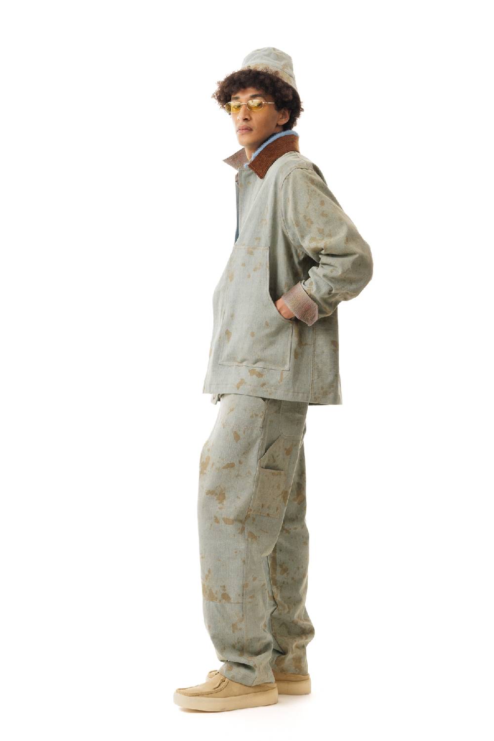 Lc23 Dirty Denim Work Jacket Qualità