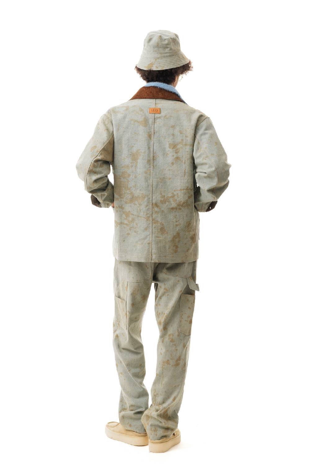 Lc23 Dirty Denim Work Jacket Qualità