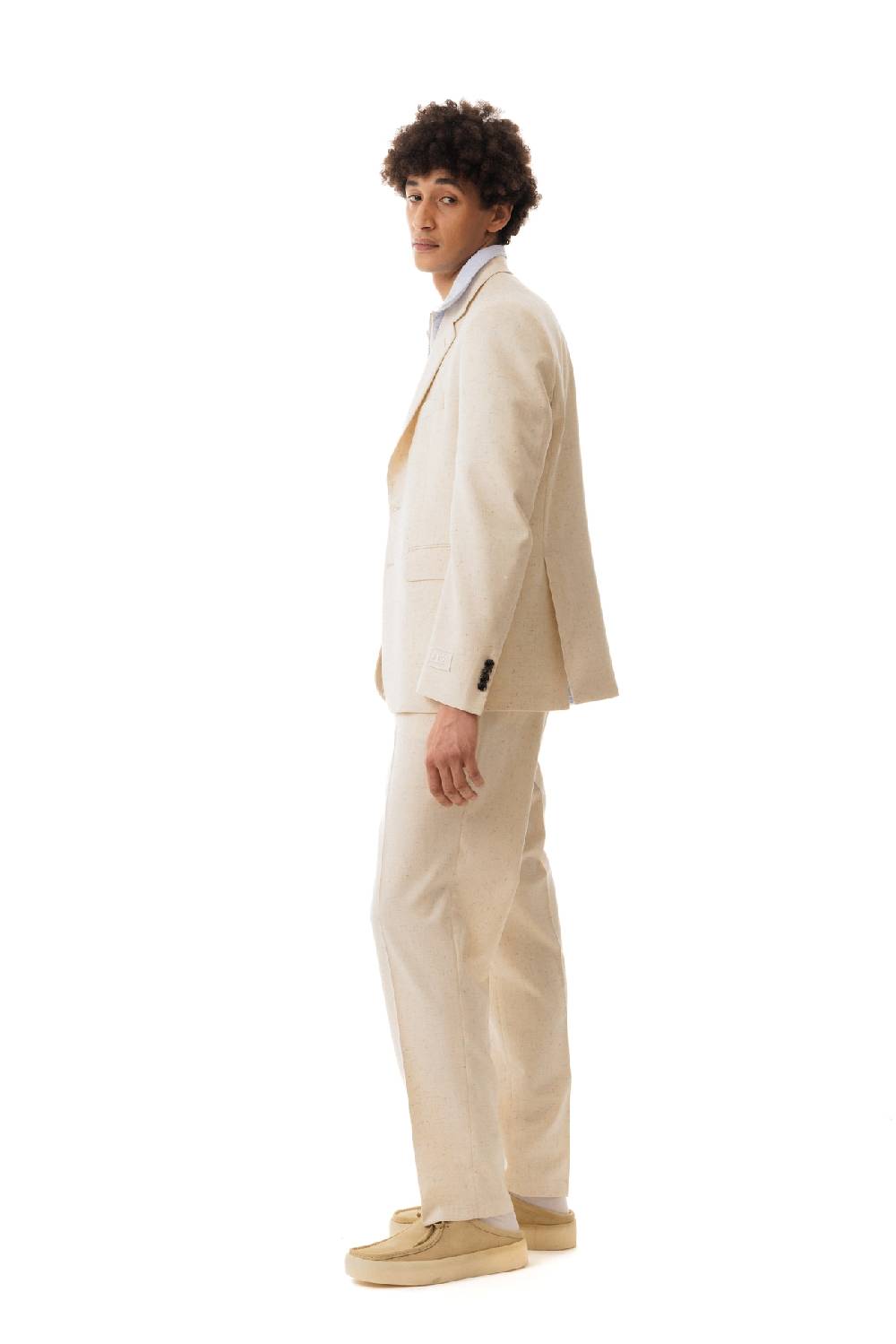 Lc23 Misto Lino Cream Blazer Promozione