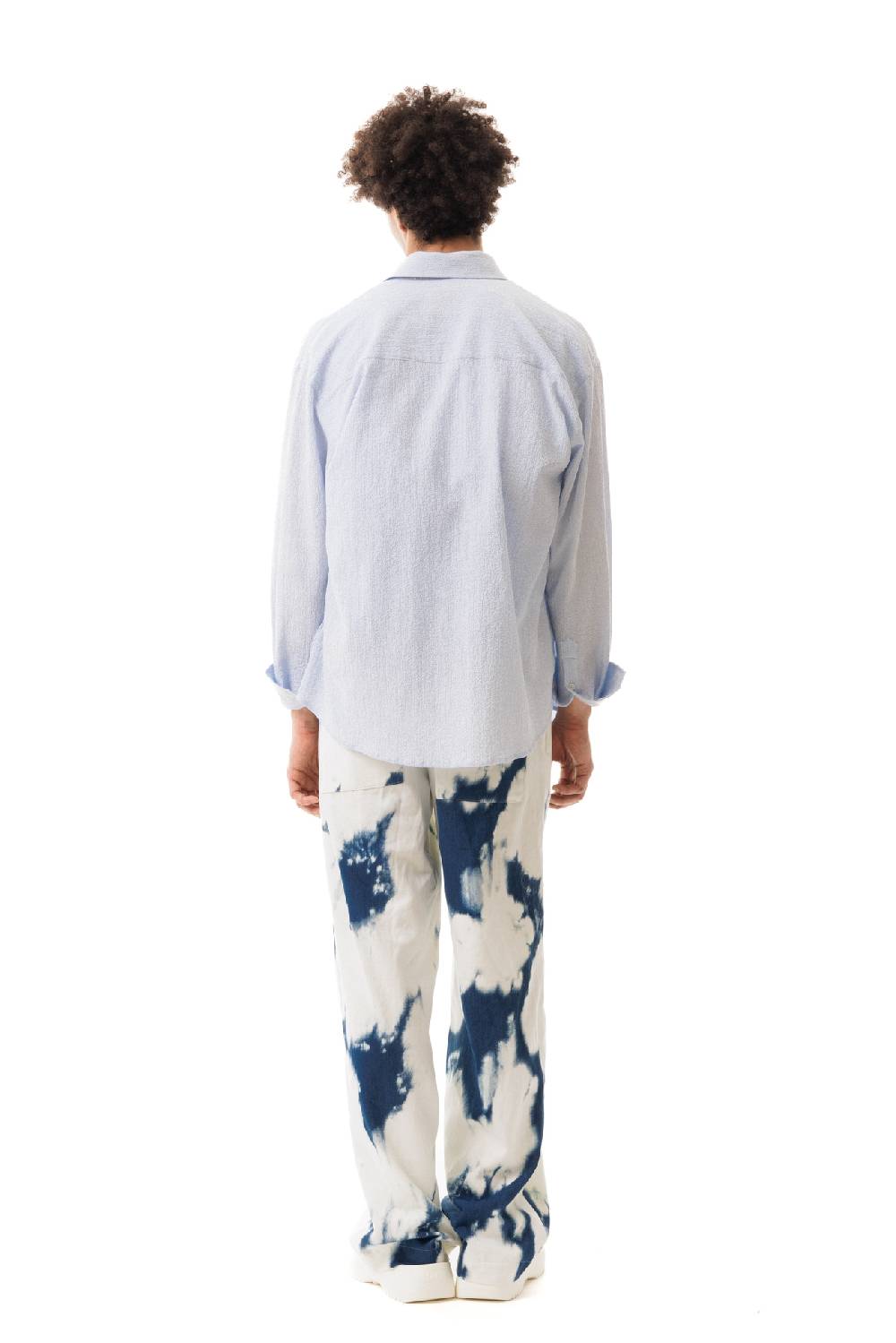 Lc23 Seersucker Shirt Blue Affare Del Giorno