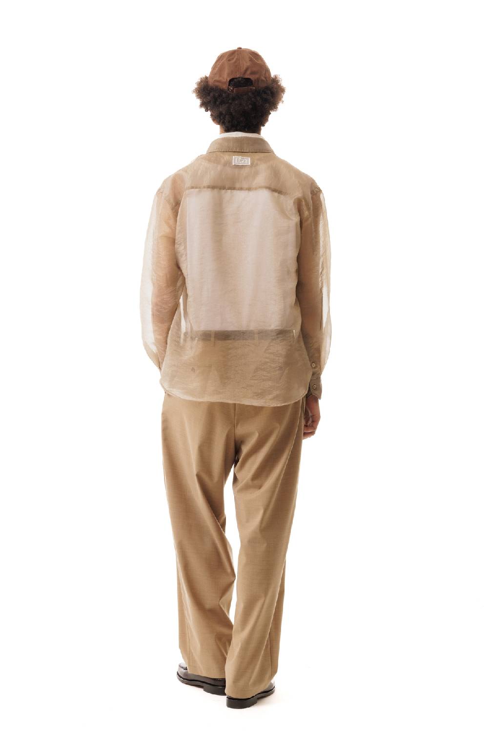 Lc23 Organza Nylon Shirt Beige Convenienza