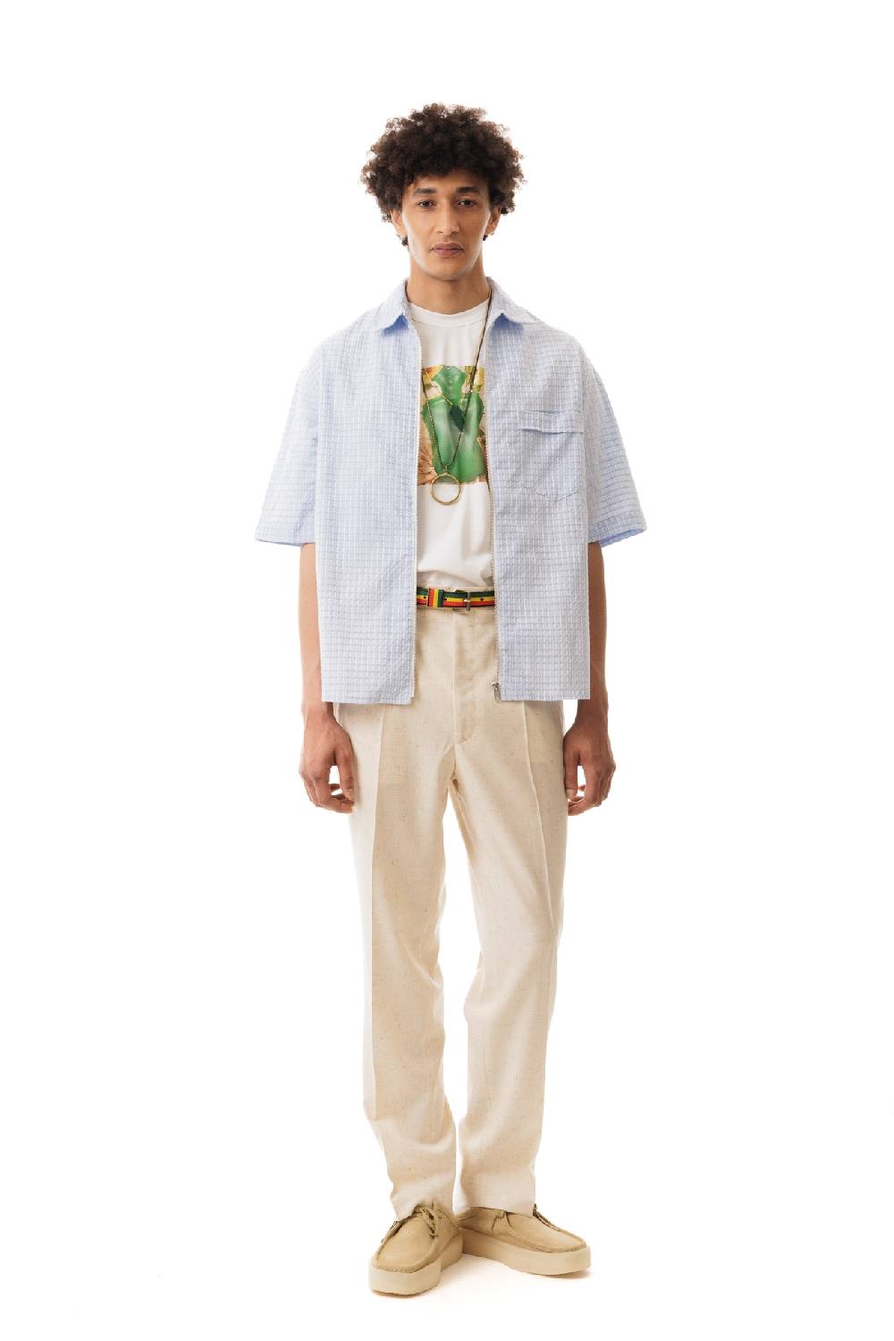 Lc23 Short Sleeve Shirt Blue Novità