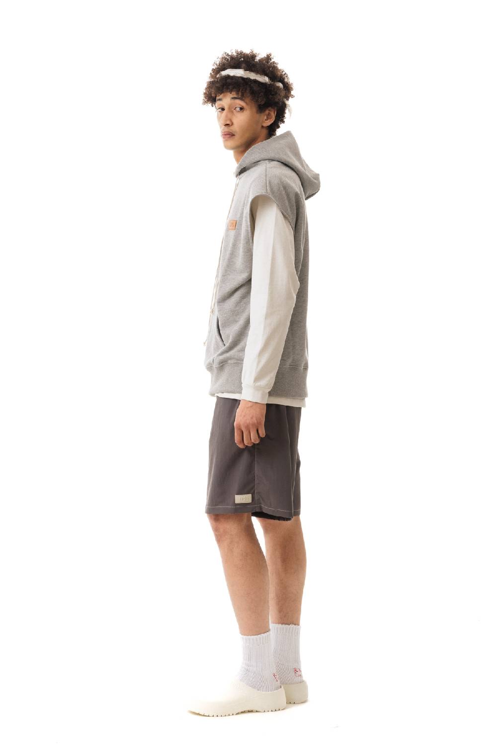 Lc23 Hoodie Vest Grey Negozio