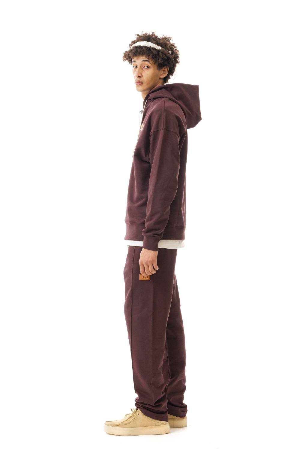 Lc23 Zip Hoodie Bordeaux Nuova
