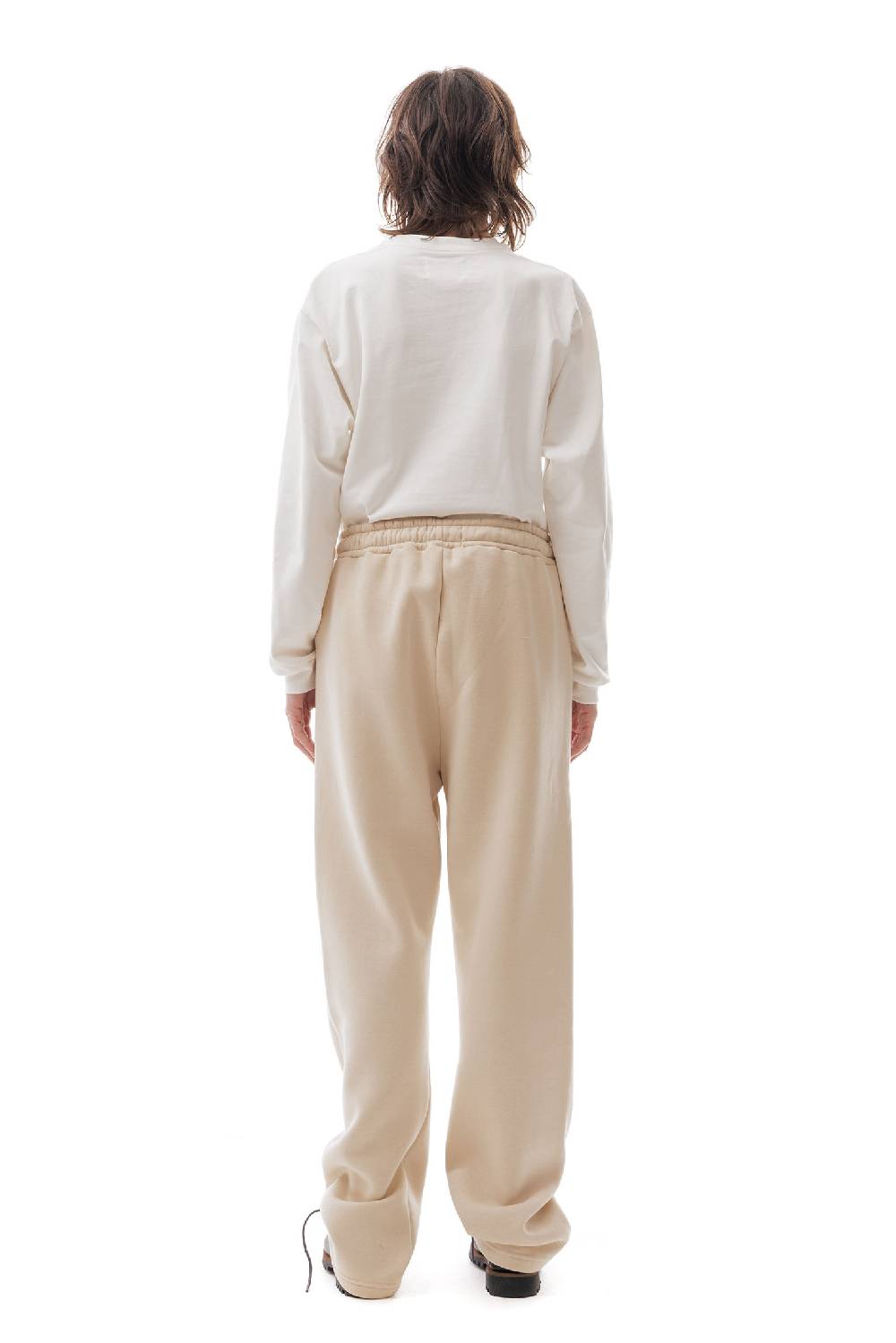 Lc23 Fleece Basic Pants Beige Consegna Veloce