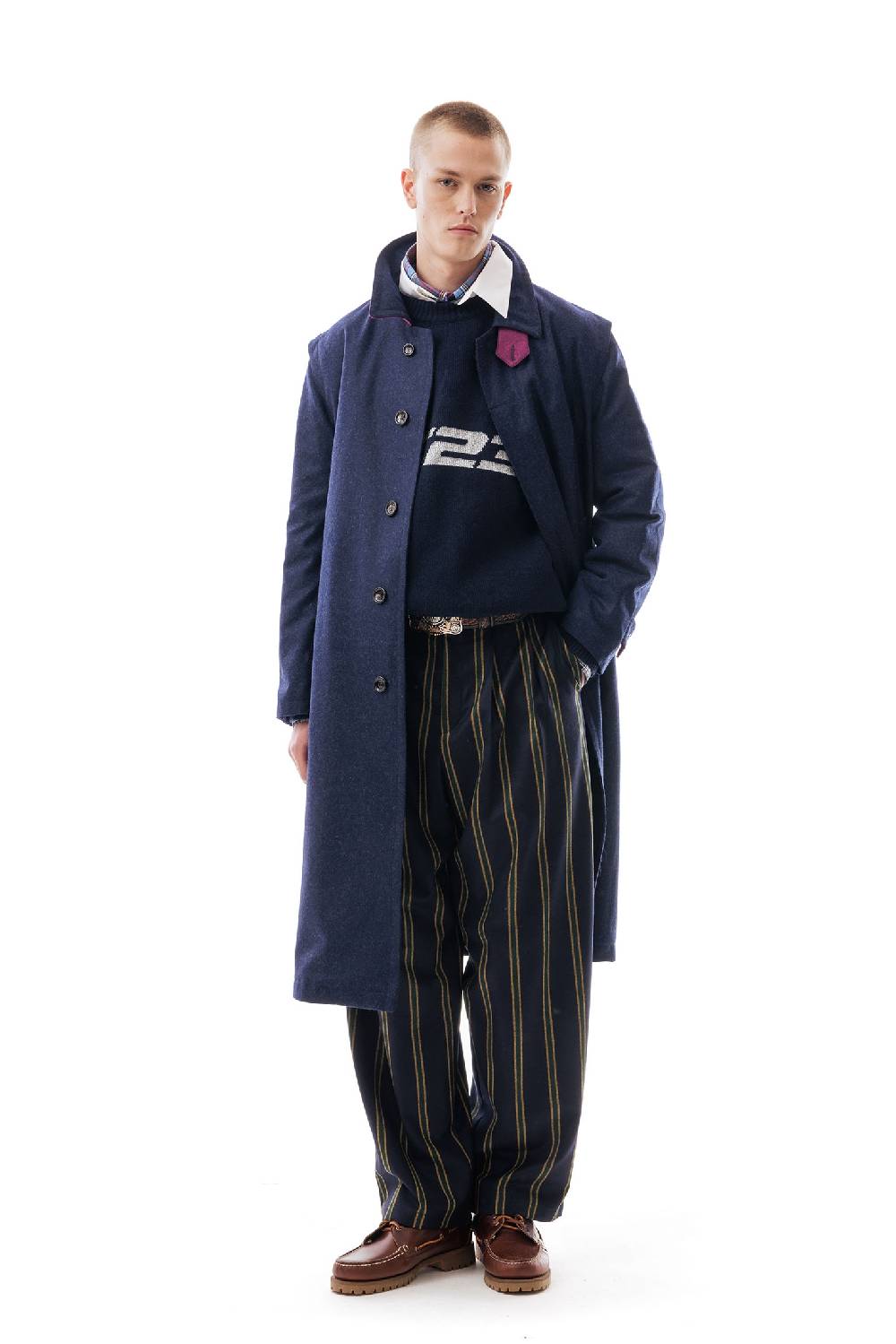 Lc23 WR Loden Coat Navy Promozione Limitata