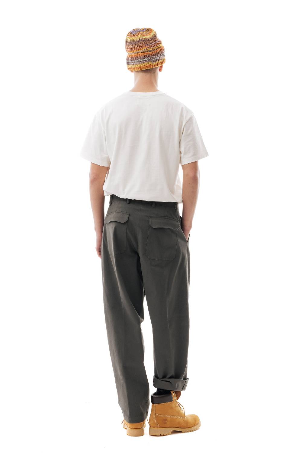 Lc23 Gabardina Double Pence Trousers Dark Grey Affare Del Giorno
