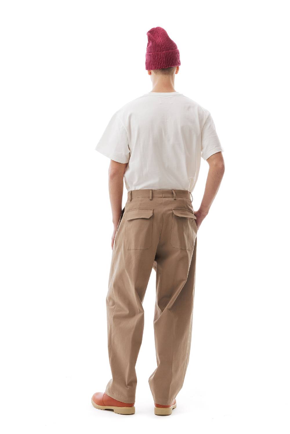 Lc23 Gabardina Double Pence Trousers Beige Convenienza