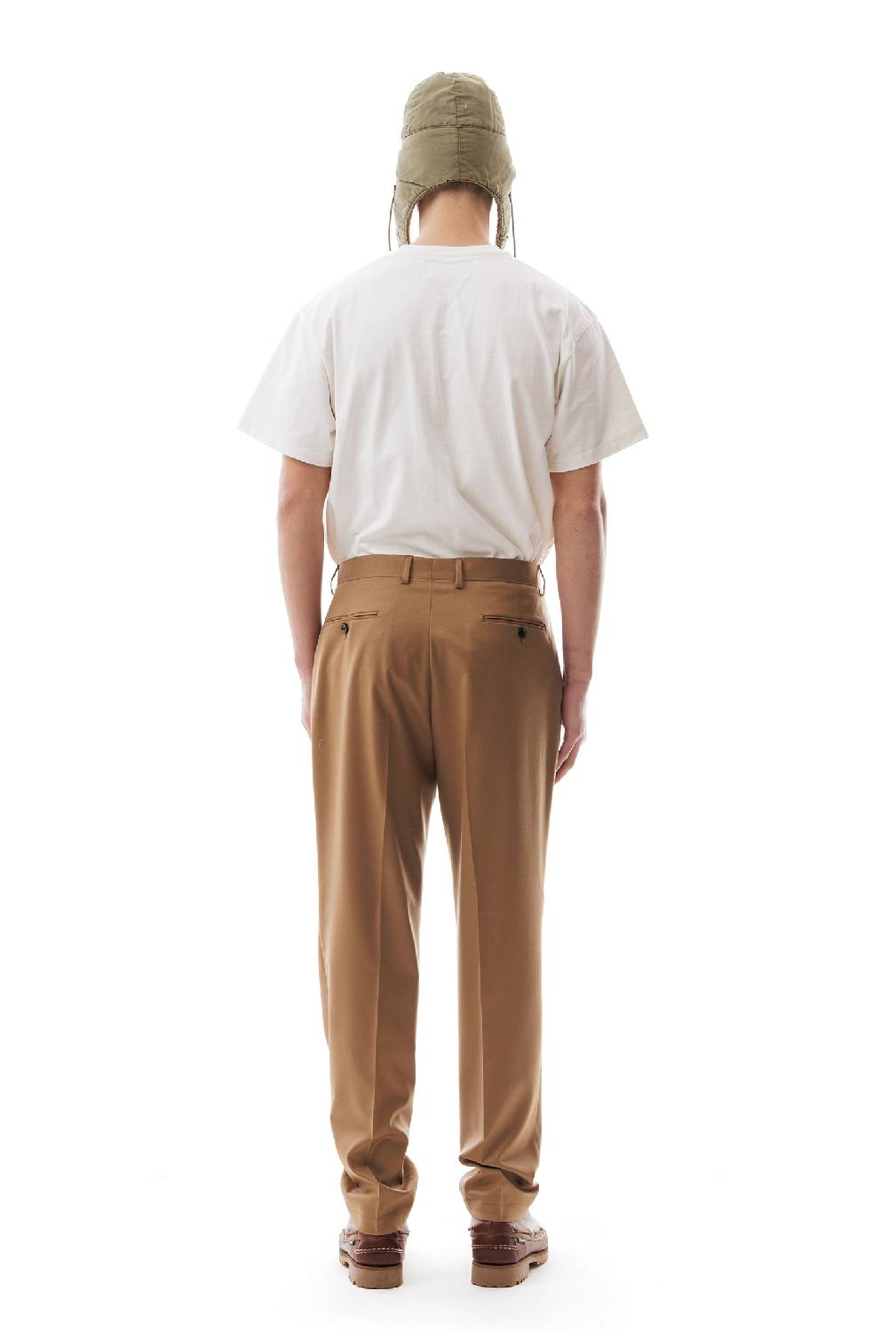 Lc23 Flannel Camel Trousers Sconto