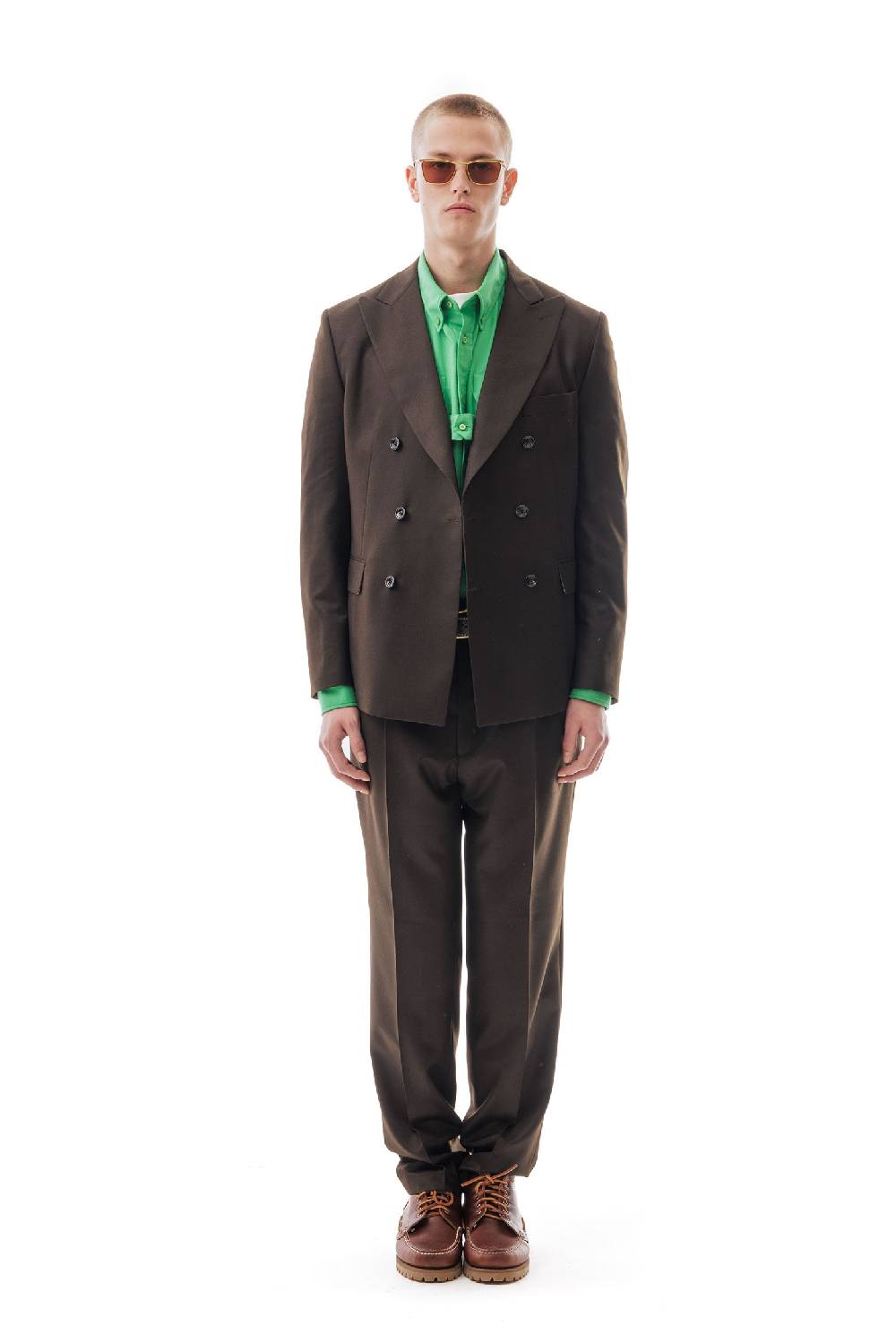 Lc23 Flannel Dark Brown Blazer In Vendita