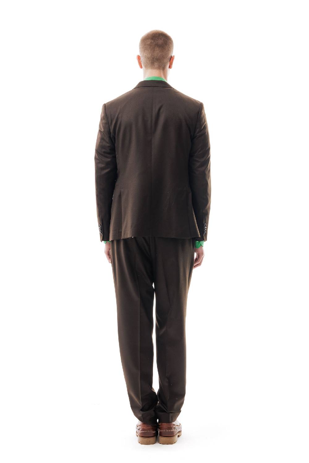 Lc23 Flannel Dark Brown Blazer In Vendita