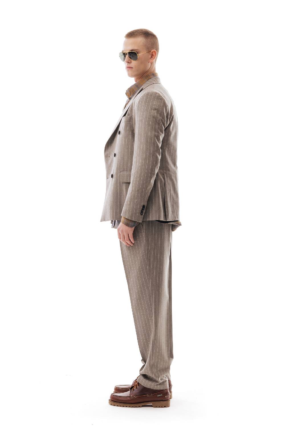 Lc23 Gessato Beige Blazer Offerte