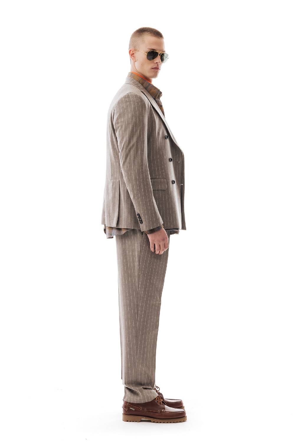 Lc23 Gessato Beige Blazer Offerte