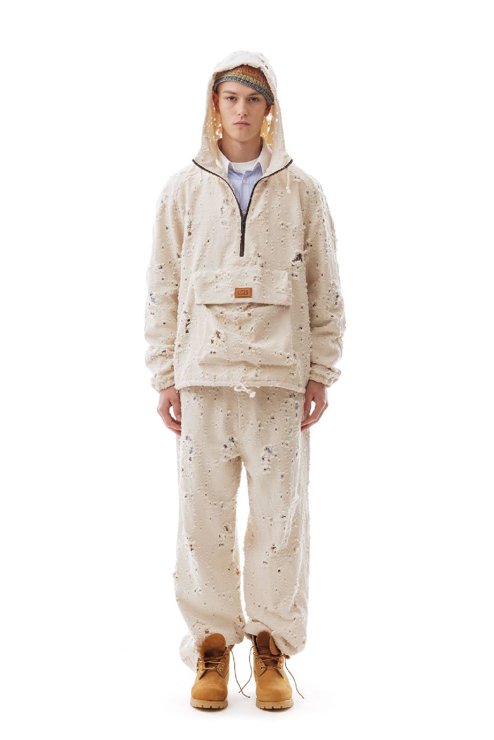 Lc23 Ripped Denim Anorak Hotsell
