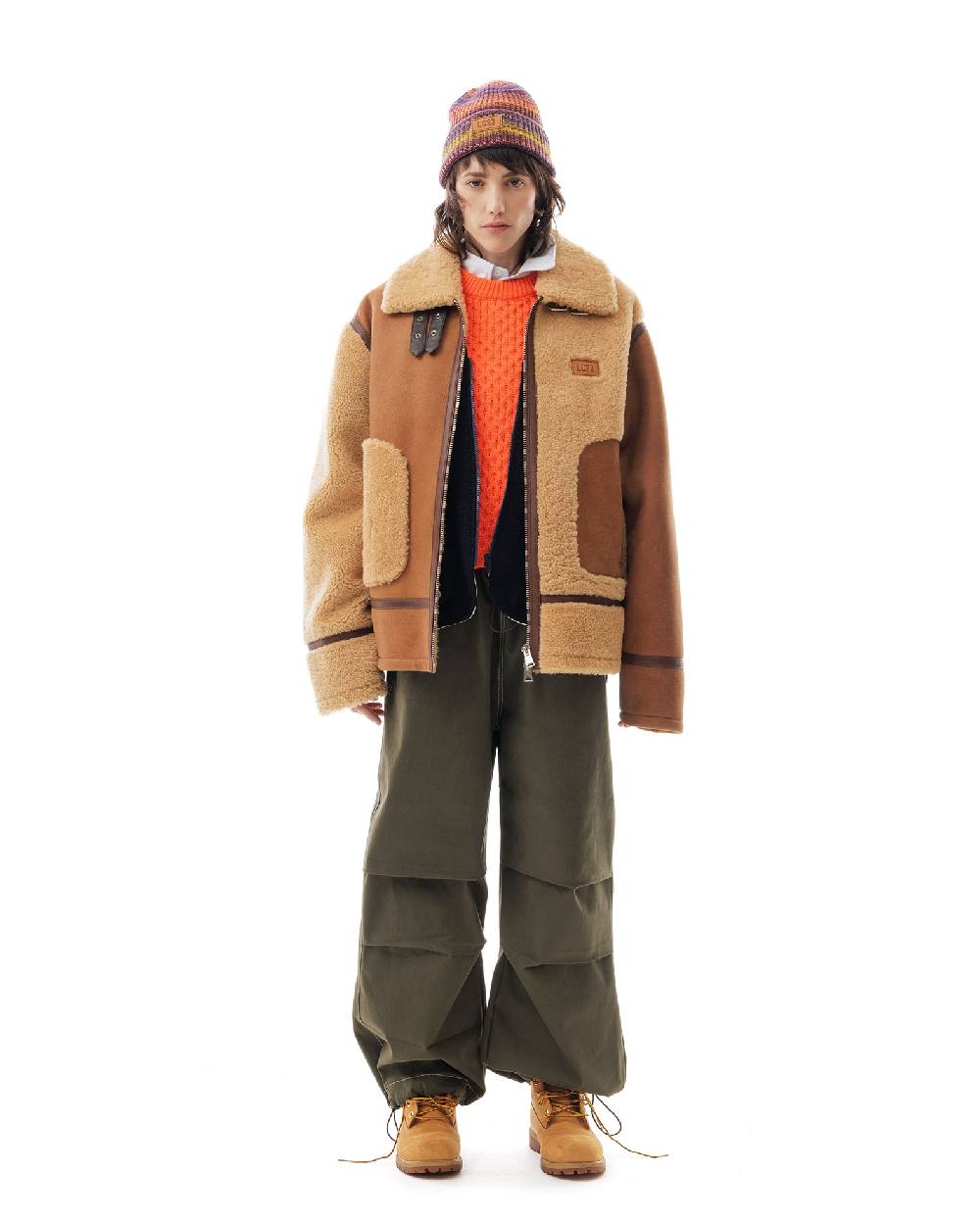 Lc23 Two-Side Shearling Jacket Vendita Economica