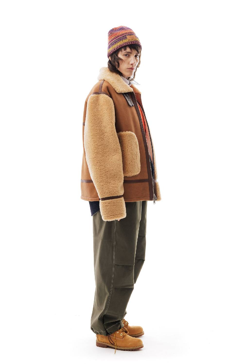 Lc23 Two-Side Shearling Jacket Vendita Economica