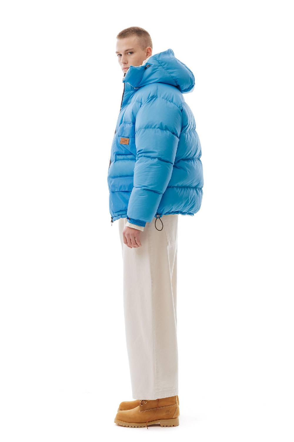 Lc23 Multipocket Down Jacket Blue Vendita Economica