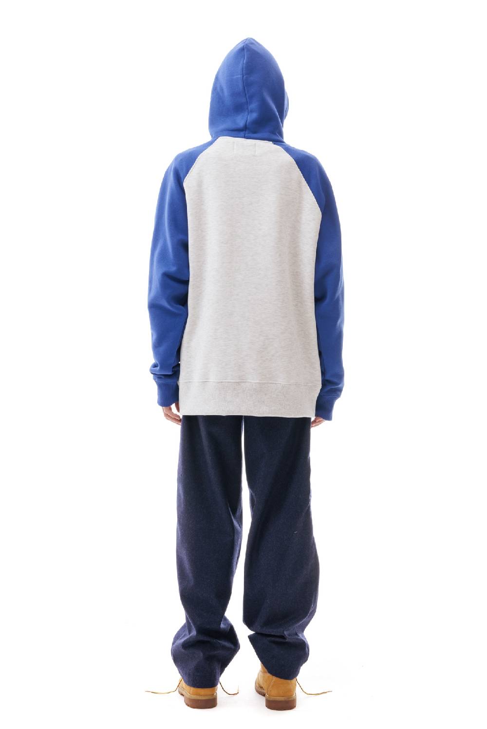 Lc23 Bicolor Hoodie Grey/Blue Vendite Flash