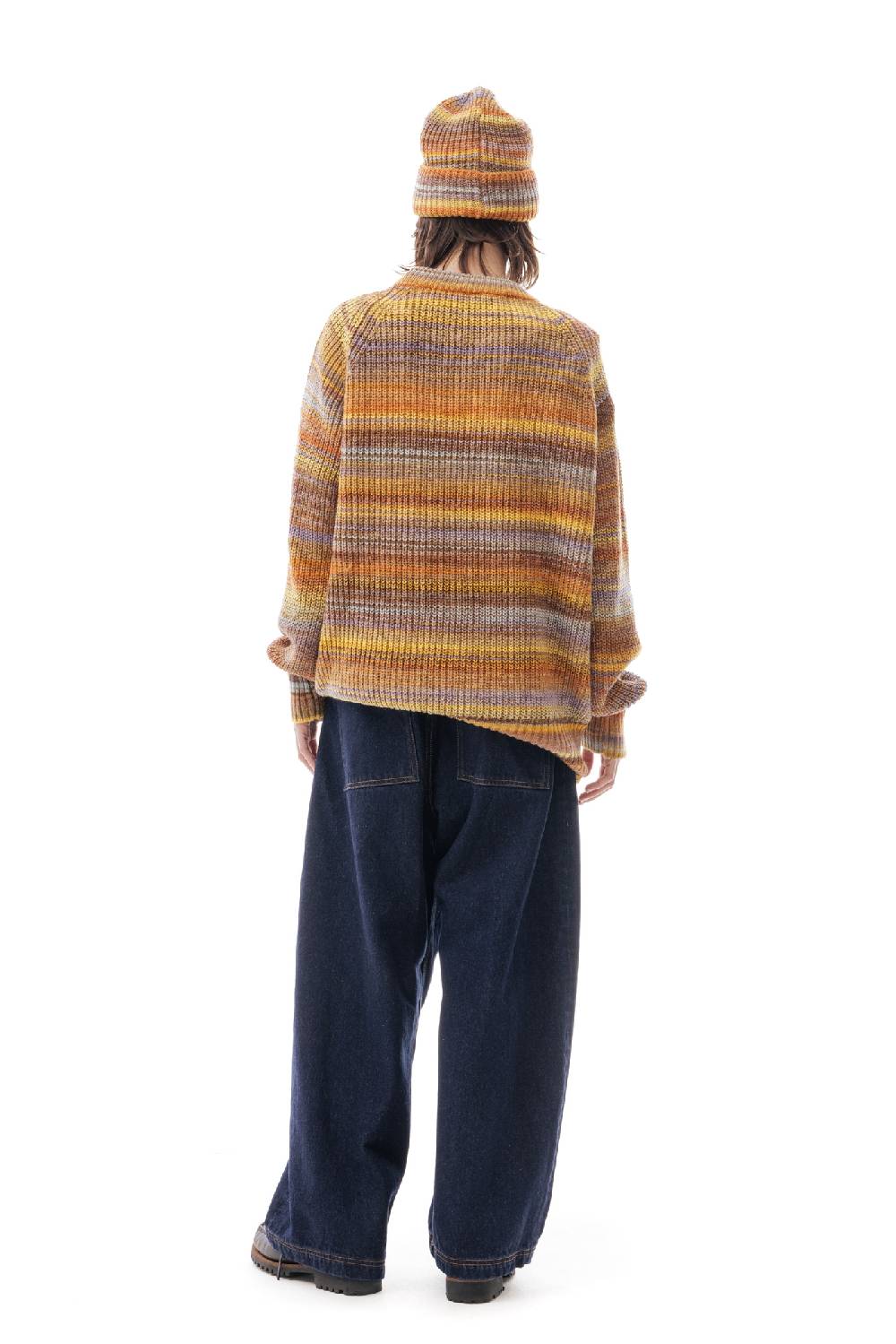 Lc23 Multicolor Sweater Yellow/Orange Sconto di tempo limitato