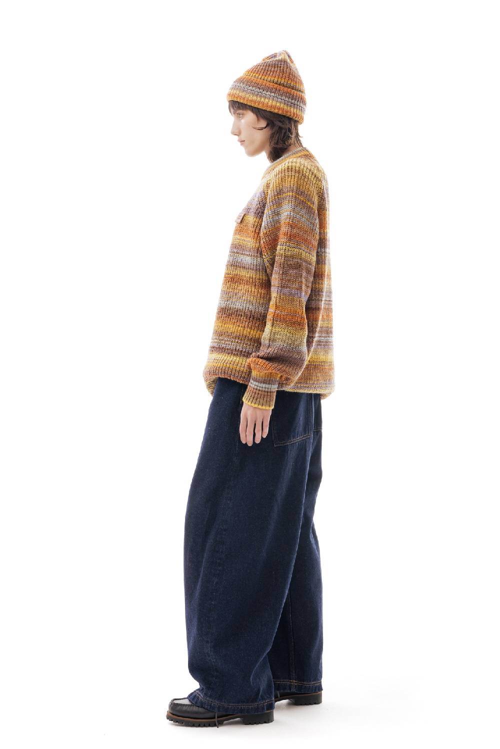 Lc23 Multicolor Sweater Yellow/Orange Sconto di tempo limitato