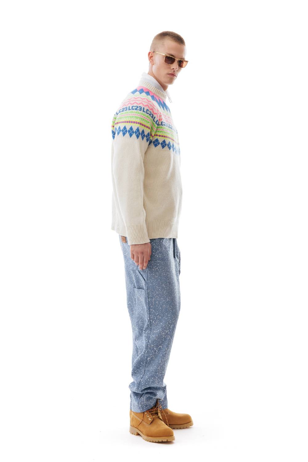 Lc23 LC23 Norvegian Sweater Cream Offerta speciale