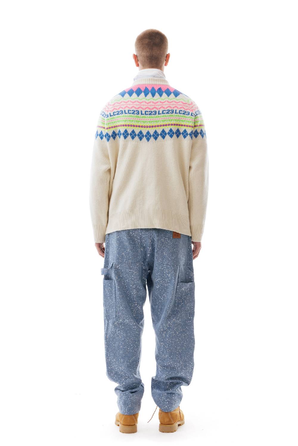 Lc23 LC23 Norvegian Sweater Cream Offerta speciale