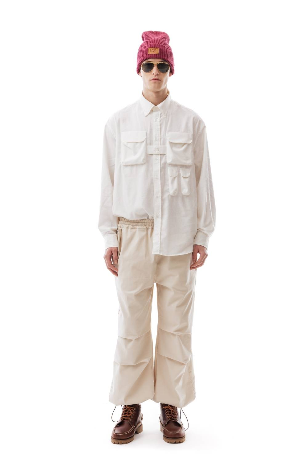 Lc23 Flannel Multipocket Shirt Cream Cyber Monday