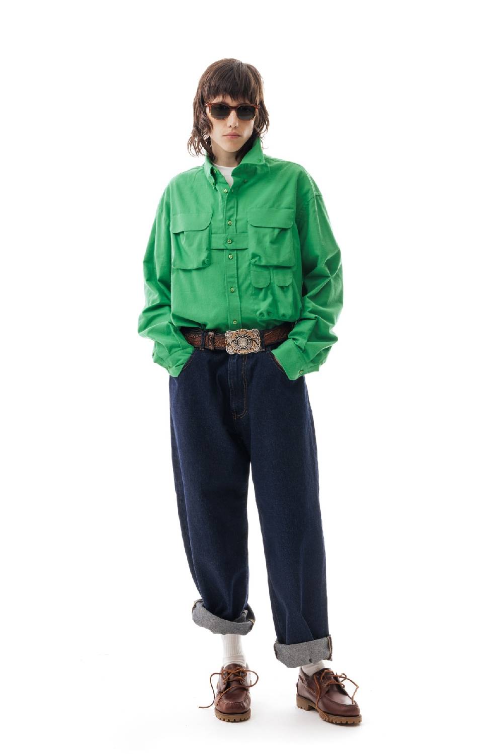 Lc23 Flannel Multipocket Shirt Green Offerta natalizia