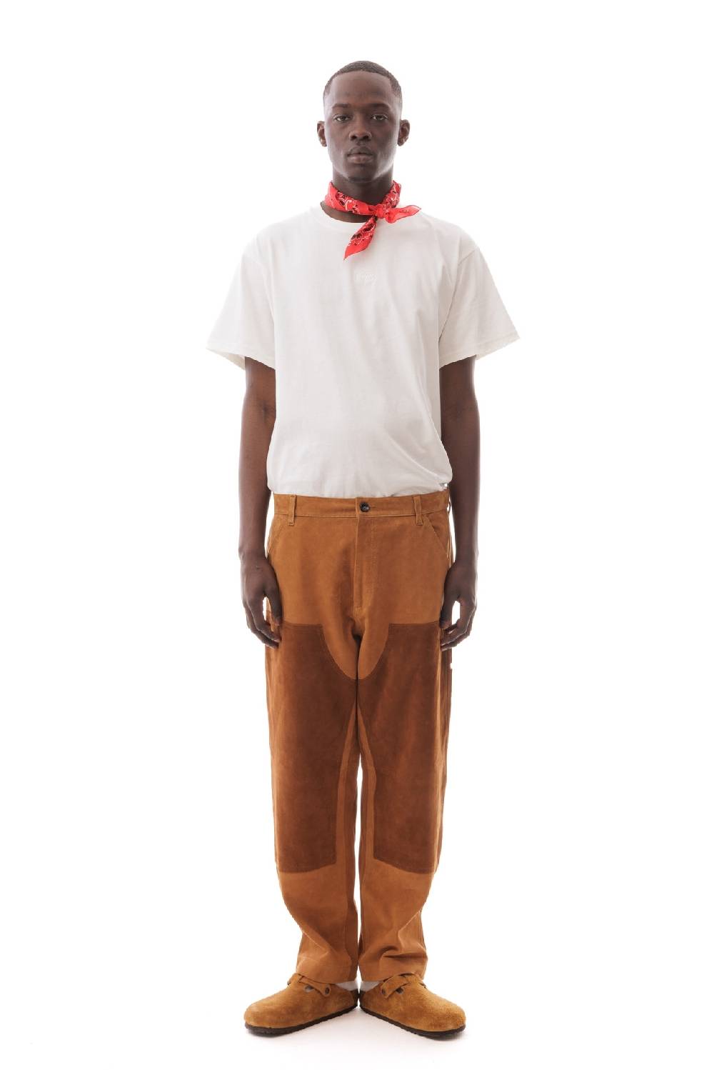 Lc23 Suede Work Trousers Camel Nuovi prodotti