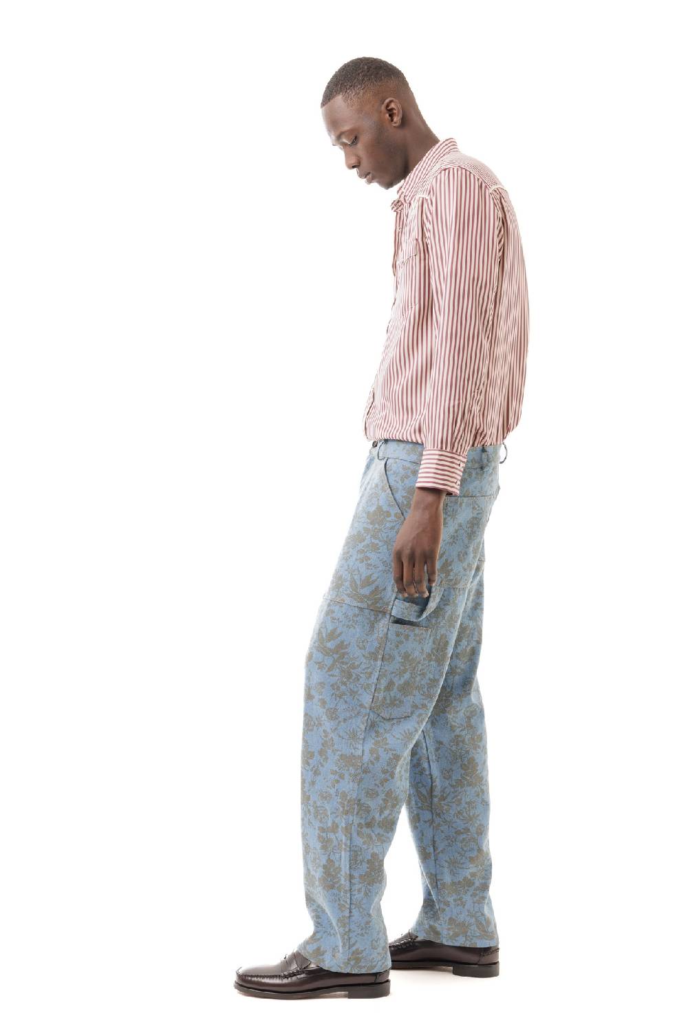 Lc23 Stripes Western Shirt Bordeaux Offerte stagionali