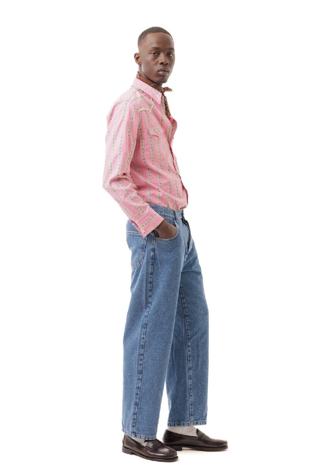 Lc23 Stripes&Flowers Western Shirt Pink Offerte giornaliere