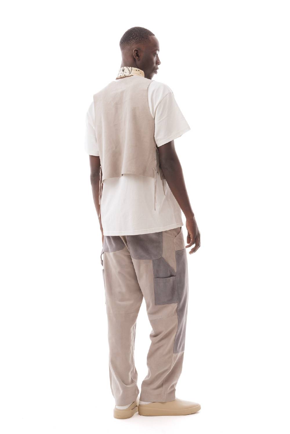Lc23 Multipatch Suede Vest Grey Sconti VIP