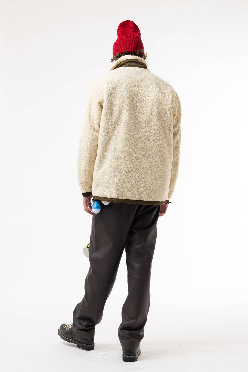 Lc23 Polartec Sherpa Jacket Cream In Linea