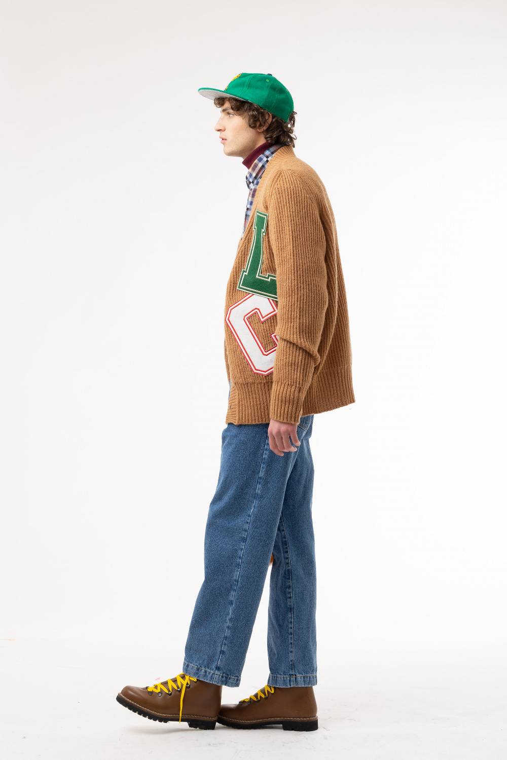 Lc23 Patch Cardigan Camel Soddisfazione Garantita