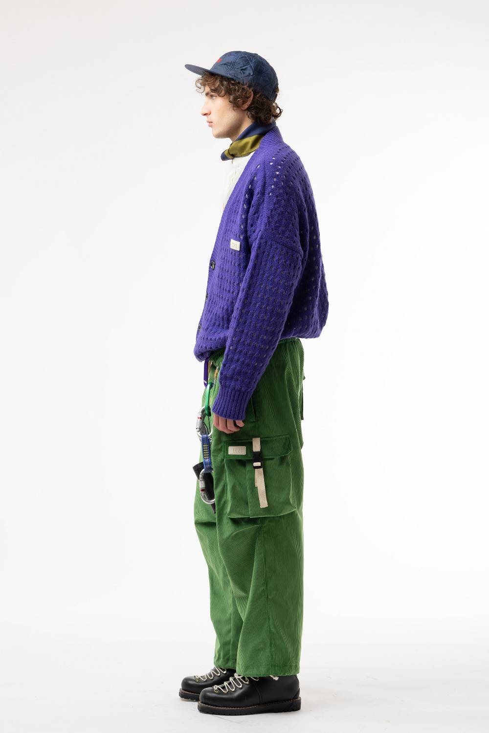 Lc23 Perforated Cardigan Purple Negozi Online