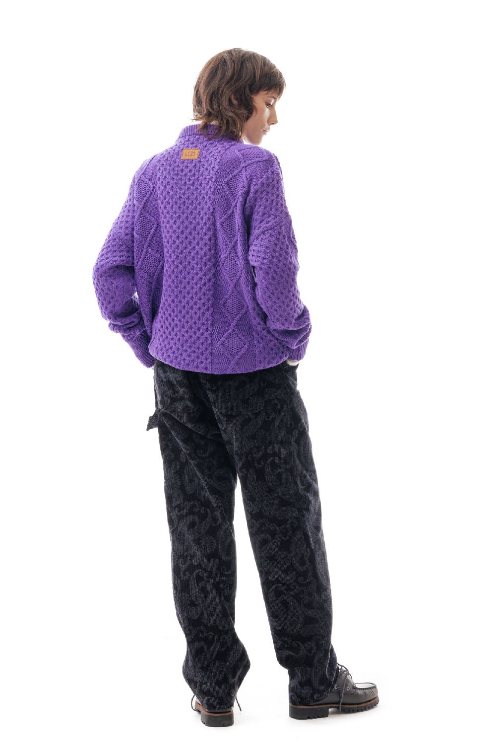 Lc23 Irish Knit Sweater Purple Acquista Ora