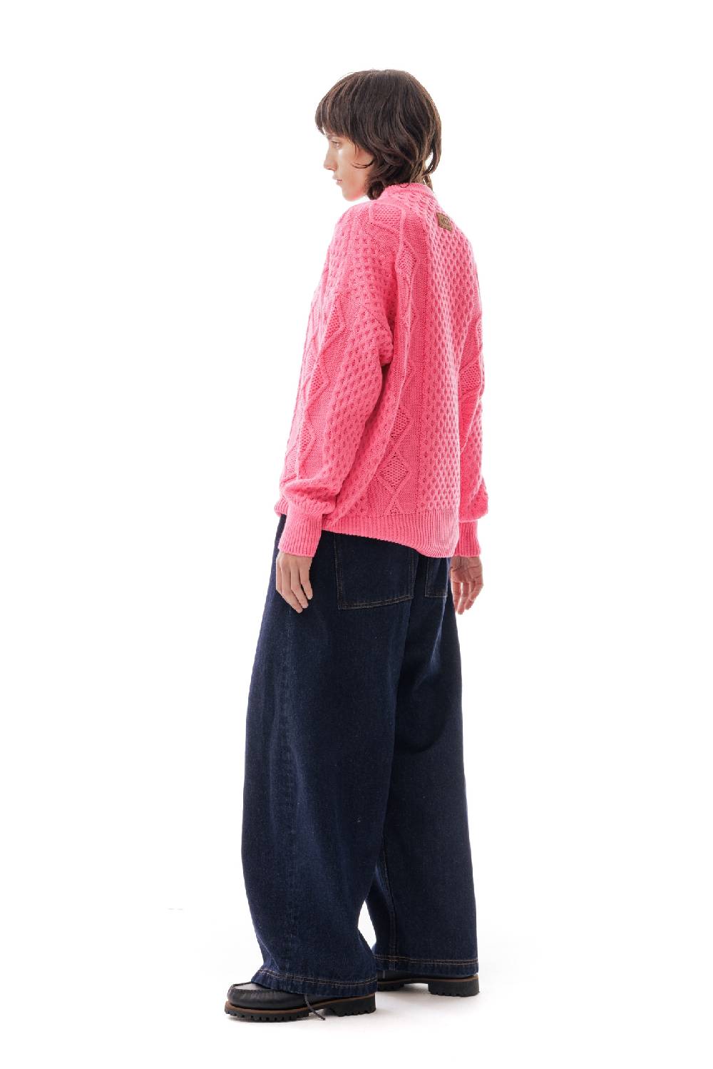 Lc23 Irish Knit Sweater Pink Sottocosto