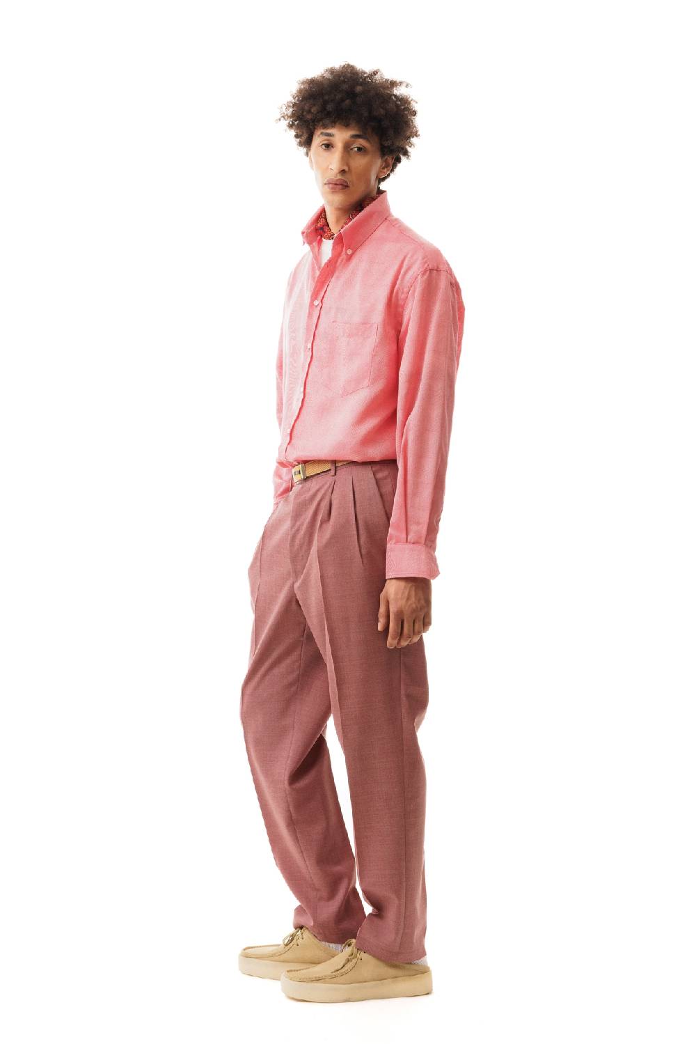 Lc23 Tela Rustica Pink Trousers Vendita Economica