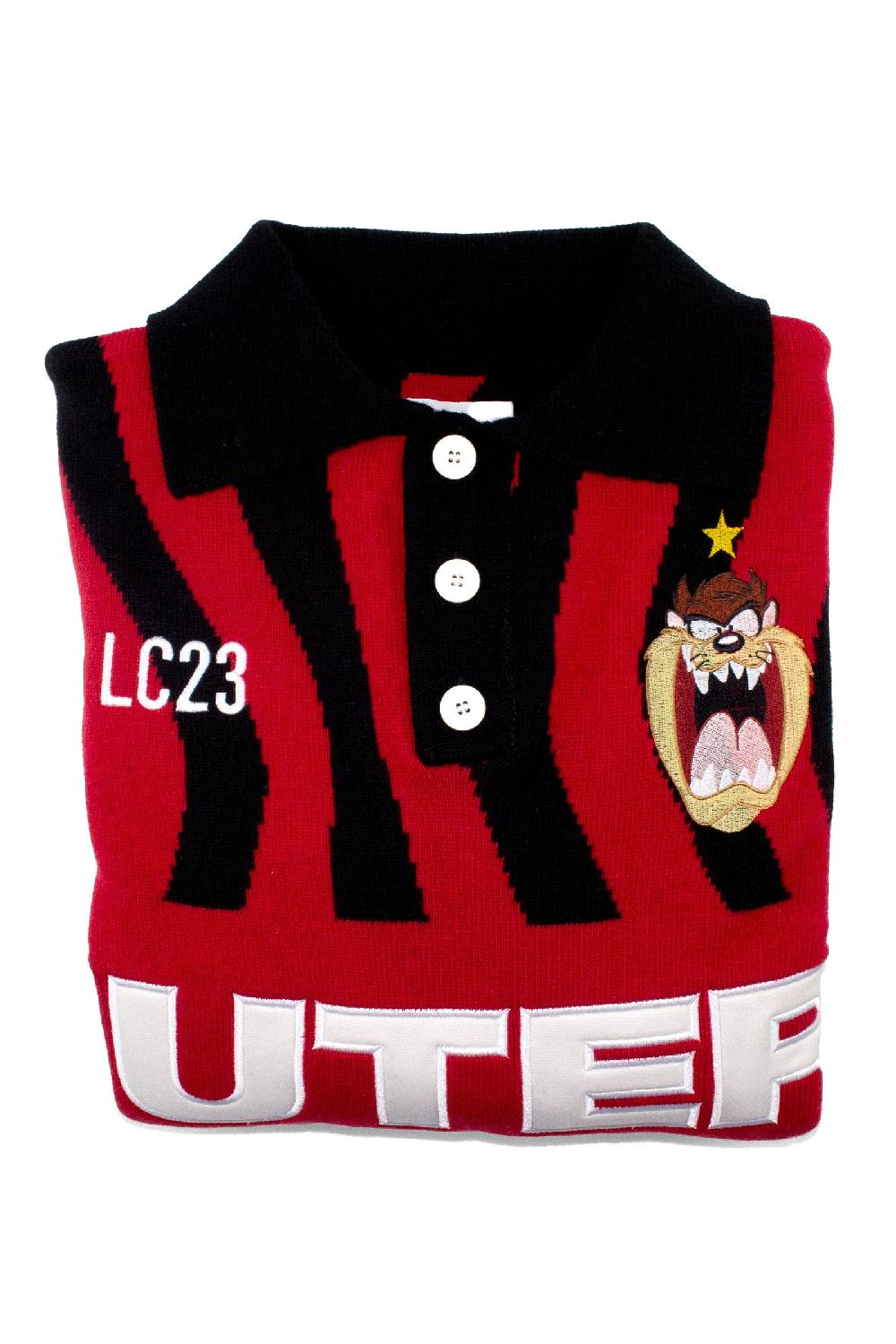 Lc23 LC23 IUTER Looney Tunes AC Taz Knitted Jumper Offerta esclusiva