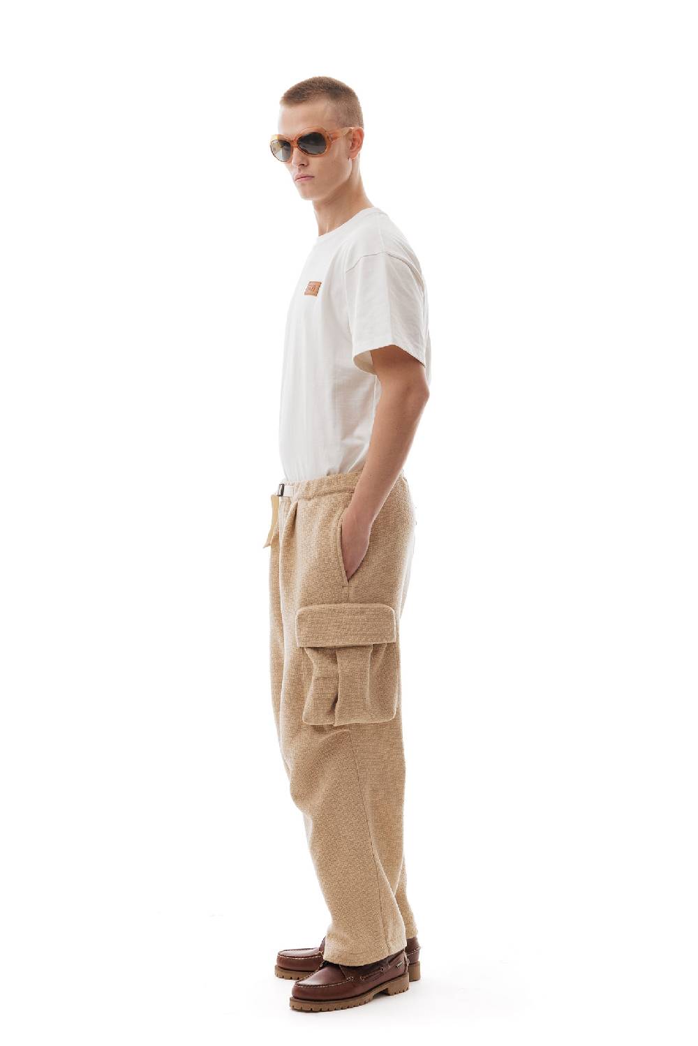 Lc23 Wool Cargo Pants Beige Offerta natalizia