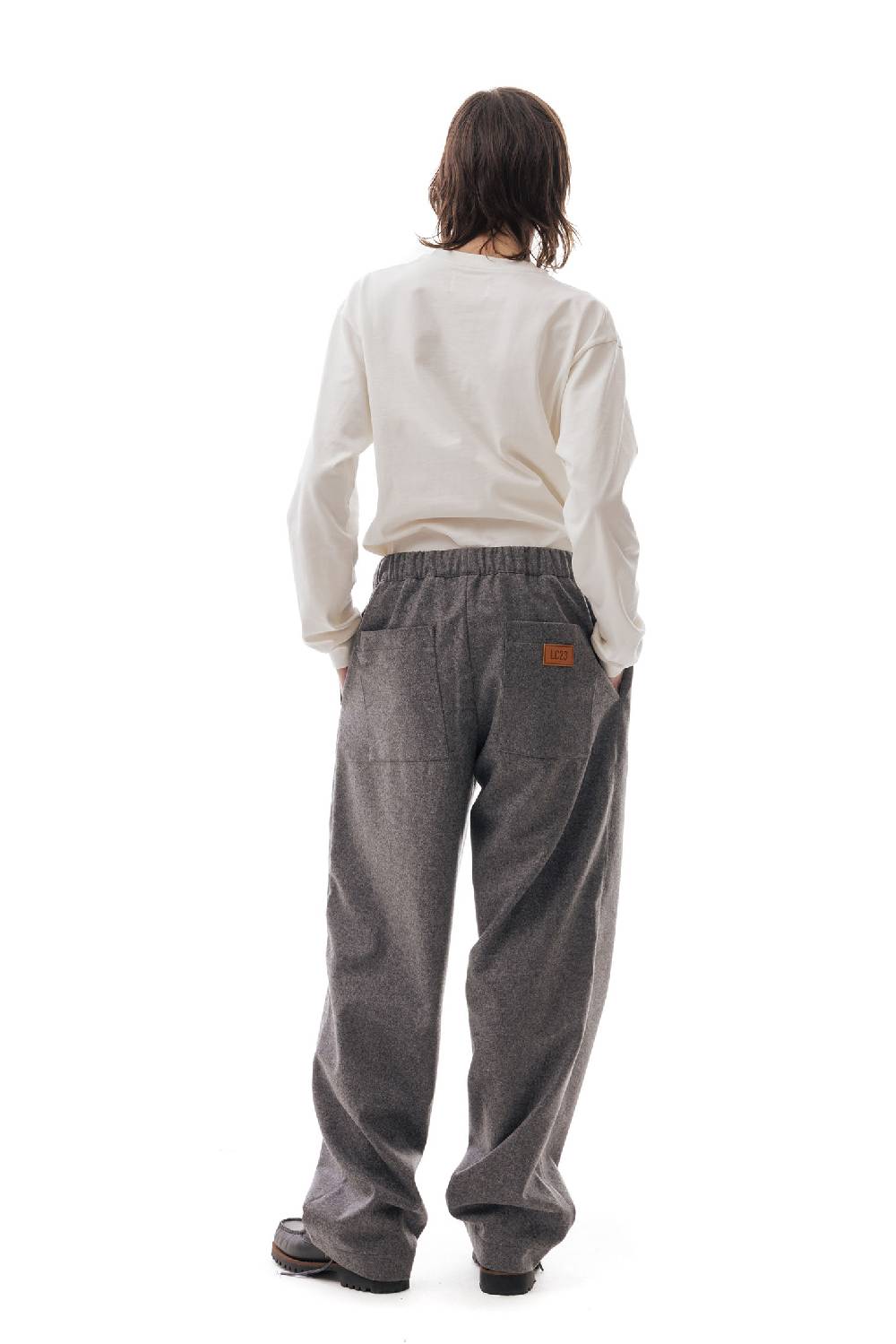 Lc23 WR Wool Pants Grey Vendita calda