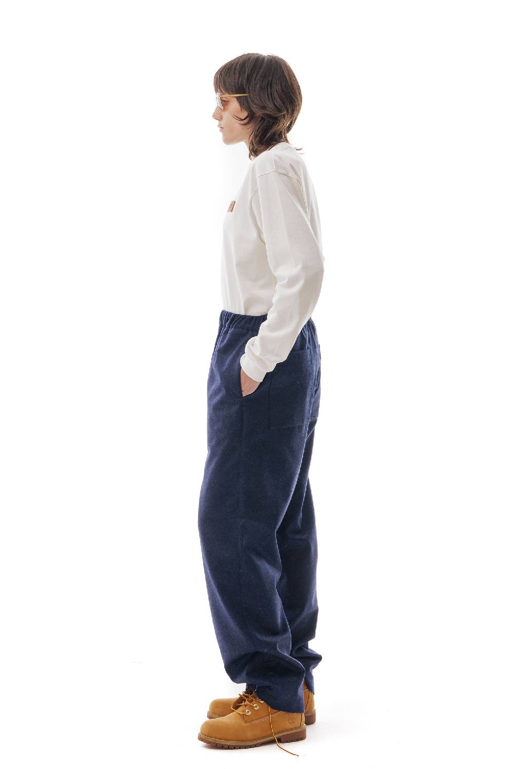 Lc23 WR Wool Pants Navy Offerta migliore