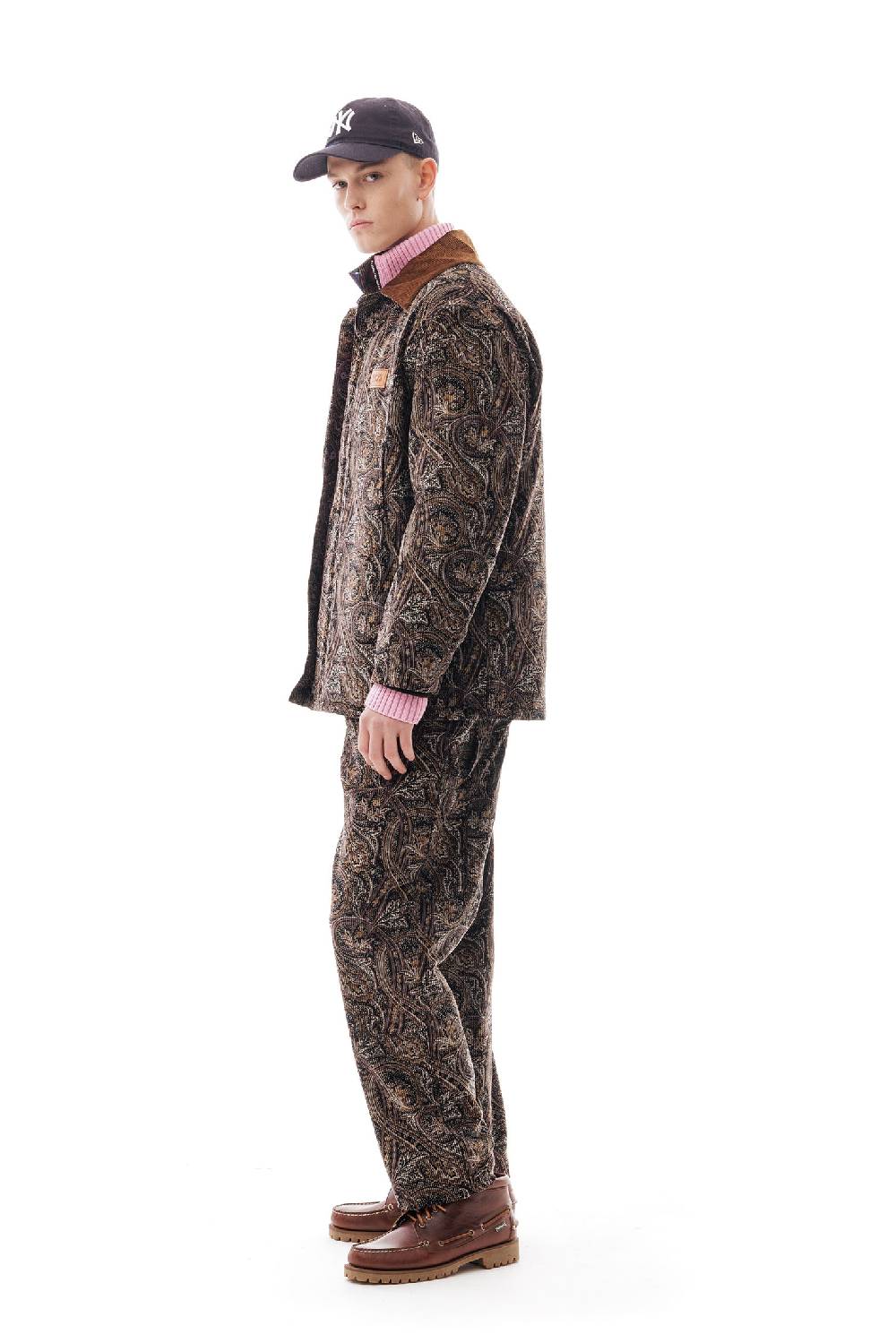 Lc23 Printed Corduroy Work Jacket Offerta temporanea
