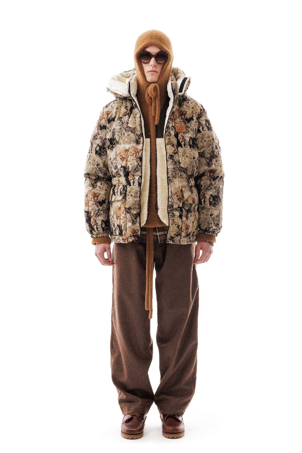 Lc23 Tapestry Cats Down Jacket Lightning offer