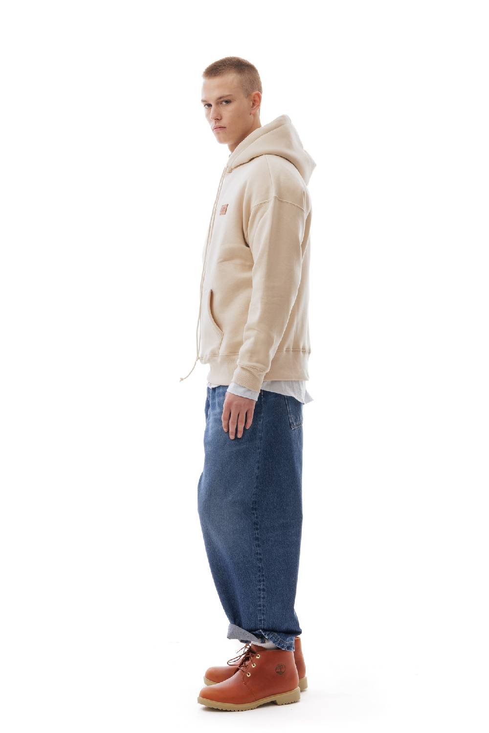 Lc23 Basic Hoodie Beige Bestseller