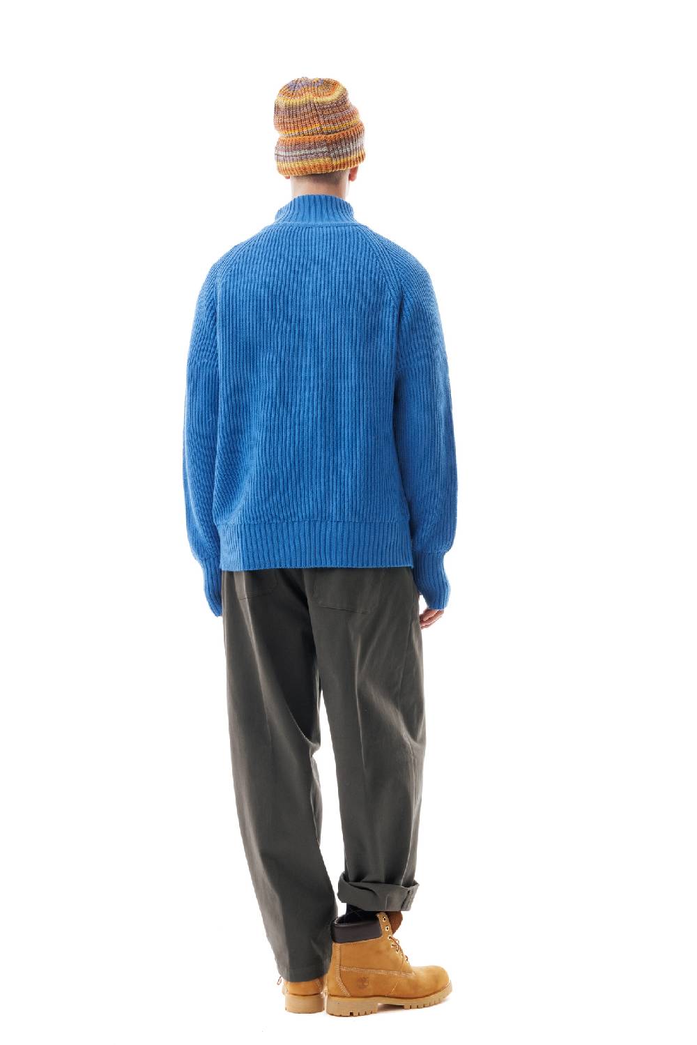 Lc23 English Knit Zip Sweater Blue Offerte giornaliere
