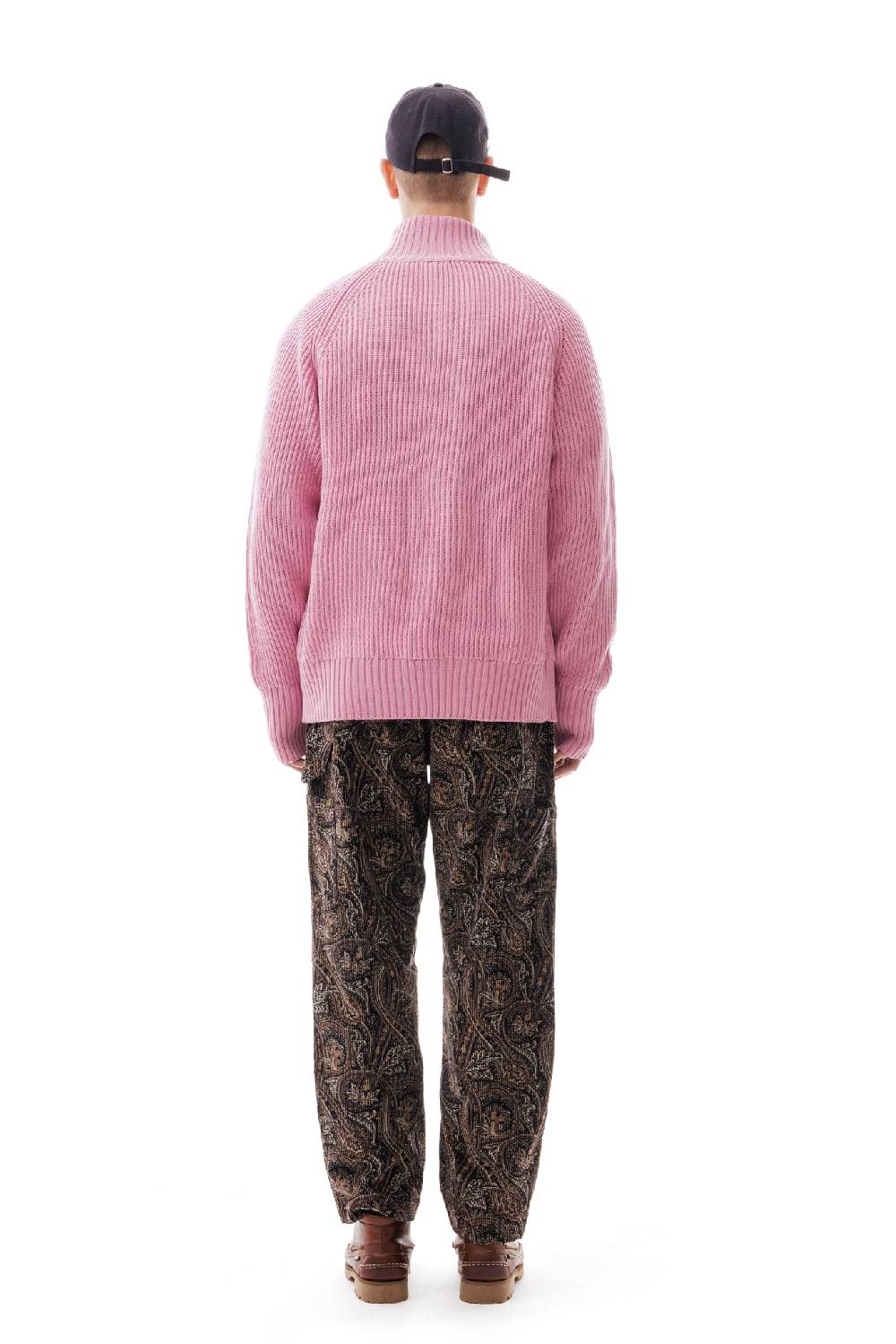 Lc23 English Knit Zip Sweater Pink Offerte speciali
