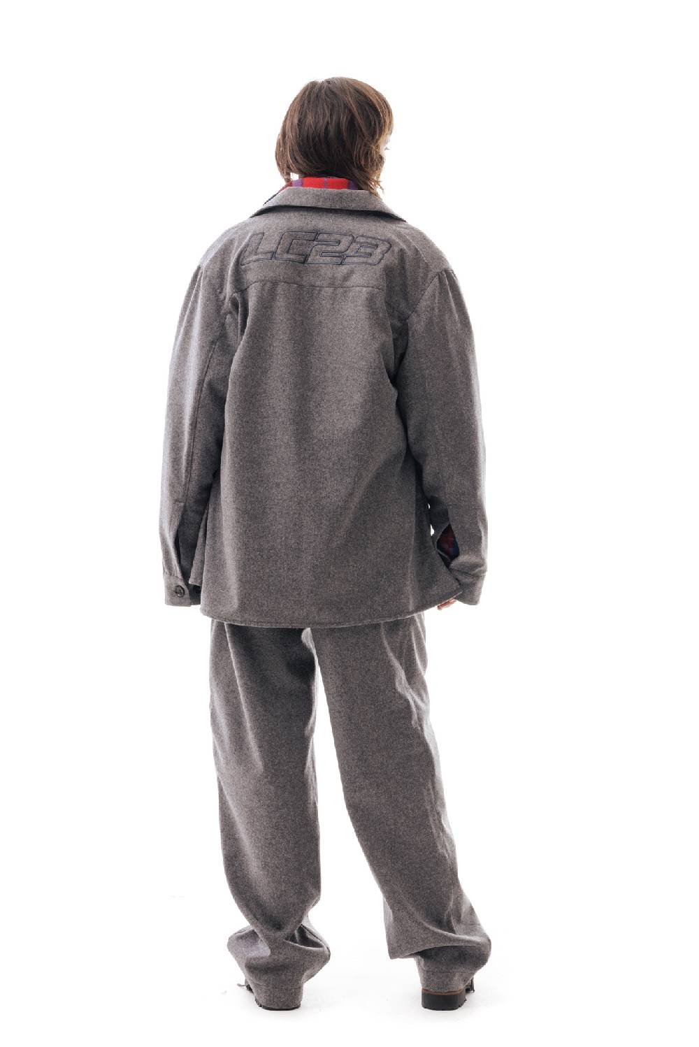 Lc23 WR Wool Overshirt Grey Ultimi tre giorni