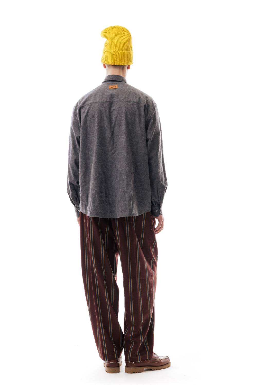 Lc23 Flannel Multipocket Shirt Dark Grey Promozione temporanea