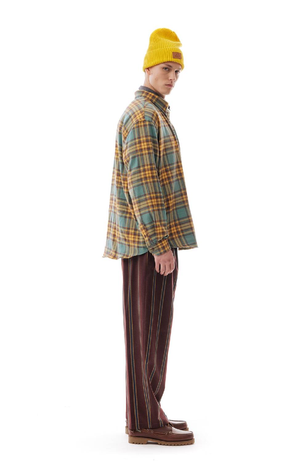 Lc23 Flannel Check Shirt Green/Yellow Fino al 50% di sconto